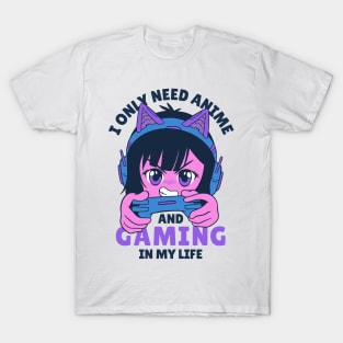 Gaming and Anime T-Shirt